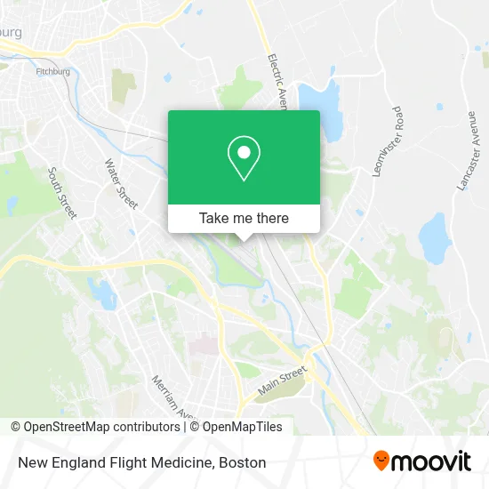 New England Flight Medicine map
