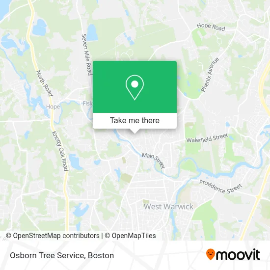 Osborn Tree Service map