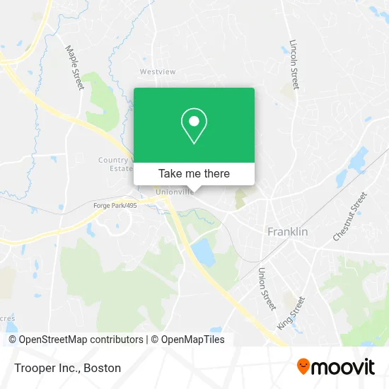 Trooper Inc. map