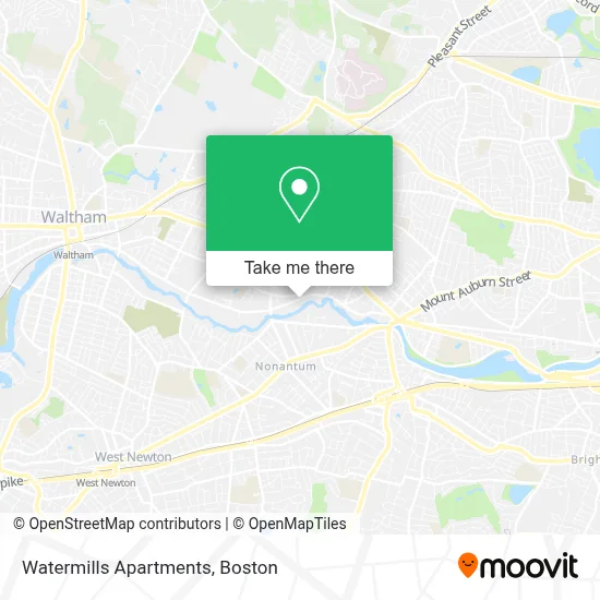 Watermills Apartments map
