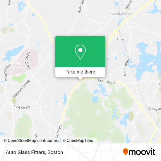 Auto Glass Fitters map
