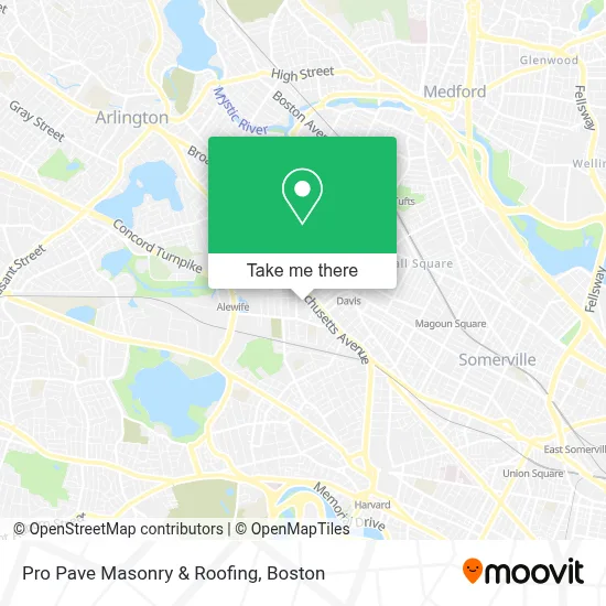 Pro Pave Masonry & Roofing map