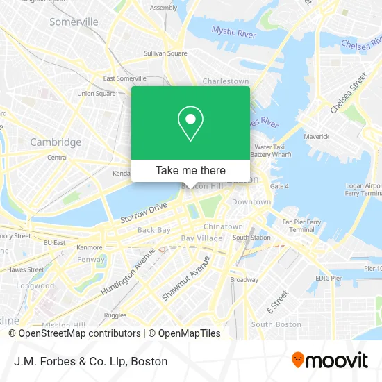 J.M. Forbes & Co. Llp map