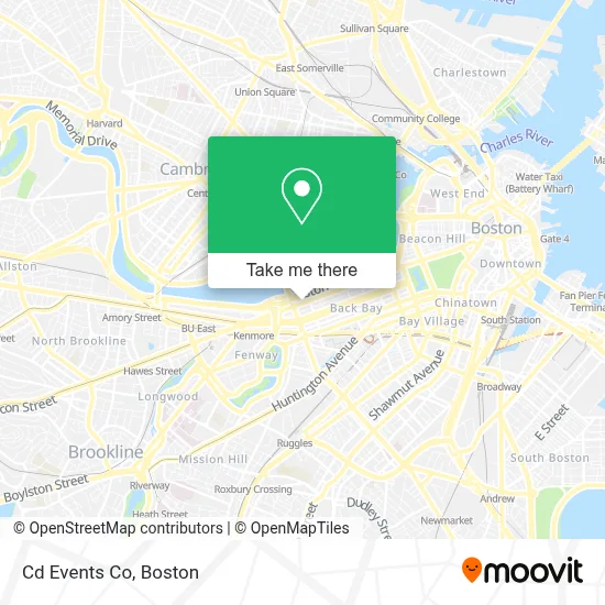 Cd Events Co map