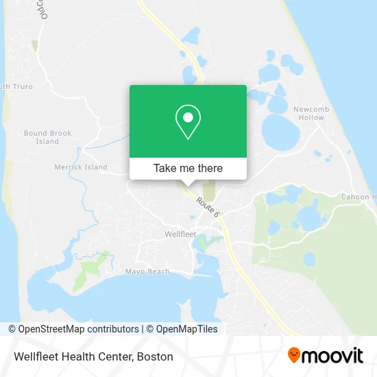 Wellfleet Health Center map