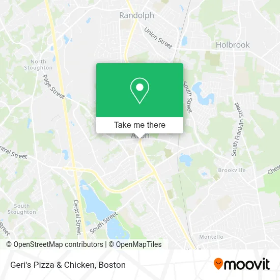 Geri's Pizza & Chicken map