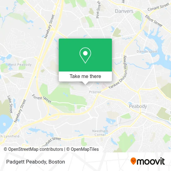 Padgett Peabody map
