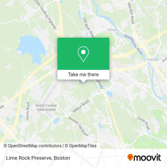 Lime Rock Preserve map
