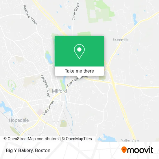 Big Y Bakery map