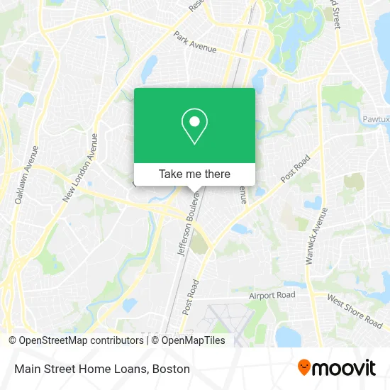 Main Street Home Loans map