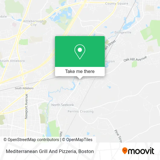 Mediterranean Grill And Pizzeria map