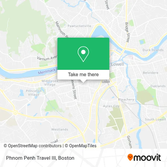 Phnom Penh Travel III map
