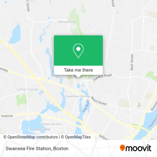Swansea Fire Station map