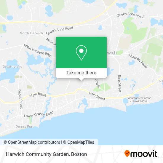 Harwich Community Garden map