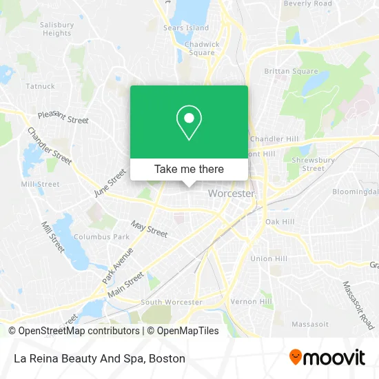 La Reina Beauty And Spa map