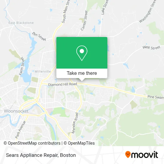 Sears Appliance Repair map