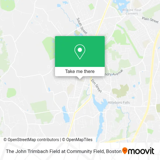 The John Trimbach Field at Community Field map