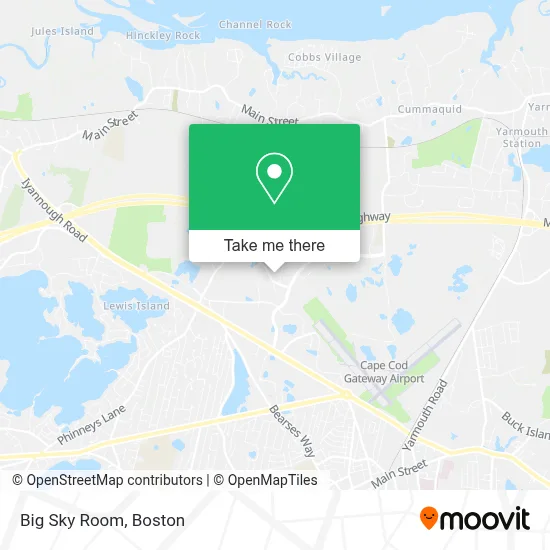 Big Sky Room map