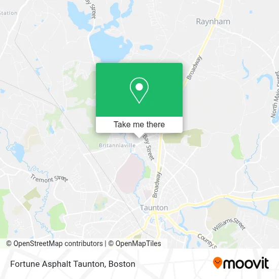 Fortune Asphalt Taunton map