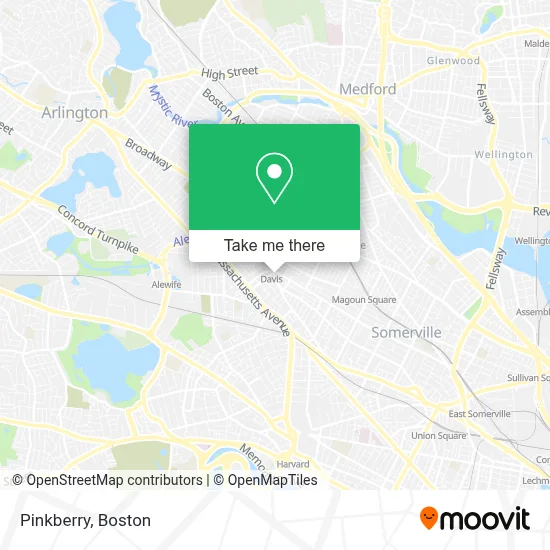 Pinkberry map