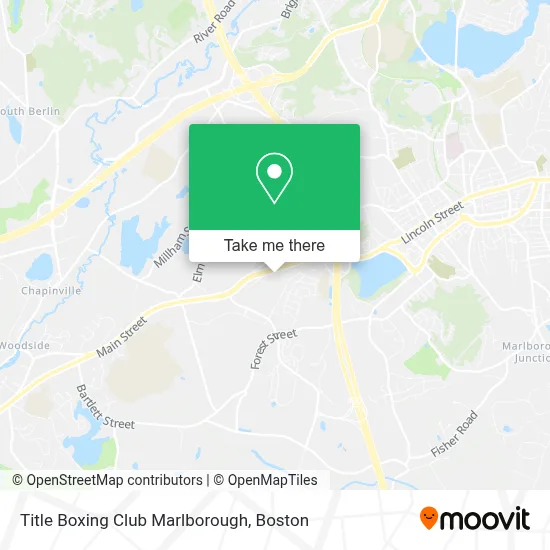 Title Boxing Club Marlborough map