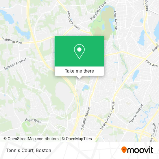 Tennis Court map