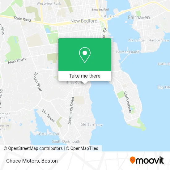 Chace Motors map