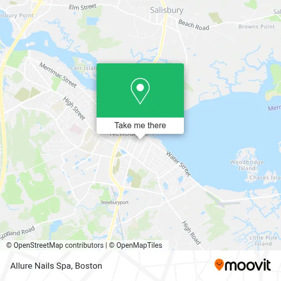 Allure Nails Spa map