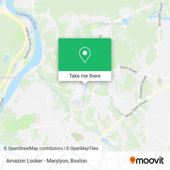 Amazon Locker - Marylyon map