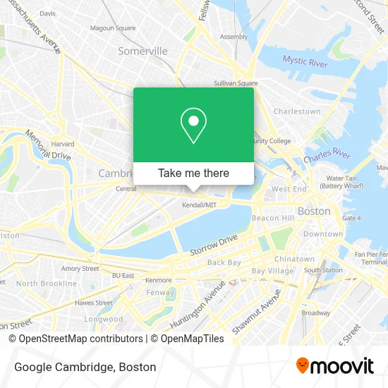 Google Cambridge map