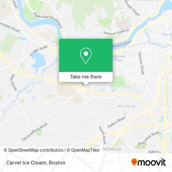 Carvel Ice Cream map