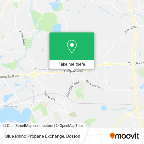 Blue Rhino Propane Exchange map
