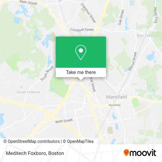 Meditech Foxboro map