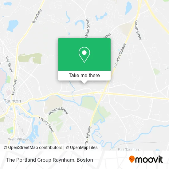 The Portland Group Raynham map