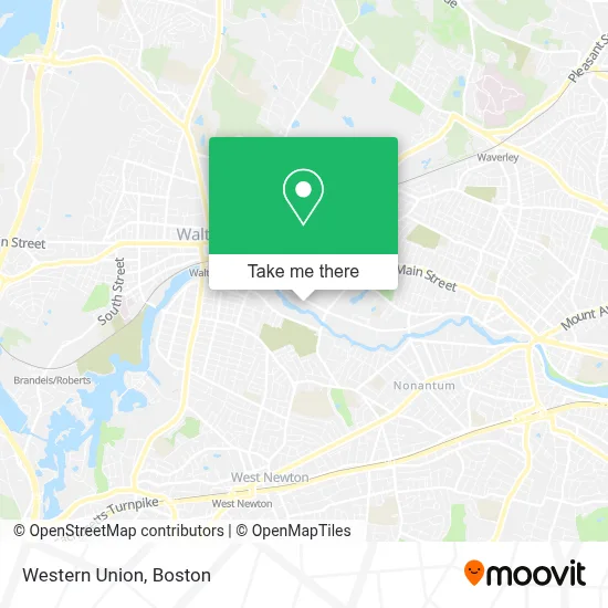 Western Union map