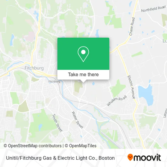 Unitil / Fitchburg Gas & Electric Light Co. map