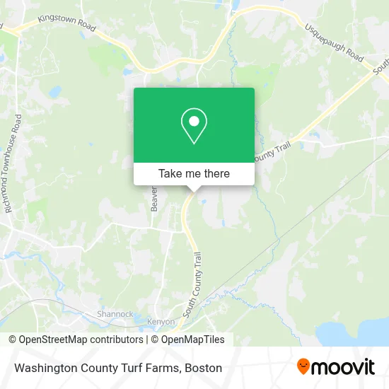 Washington County Turf Farms map