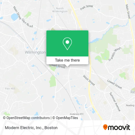 Modern Electric, Inc. map