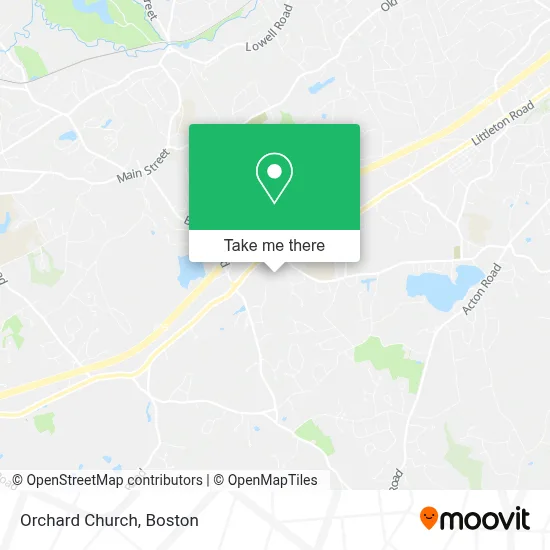 Orchard Church map