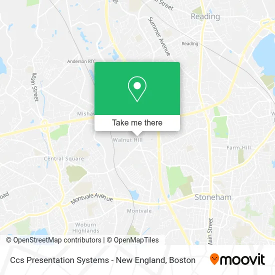 Ccs Presentation Systems - New England map