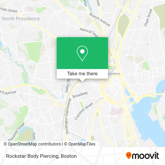 Rockstar Body Piercing map