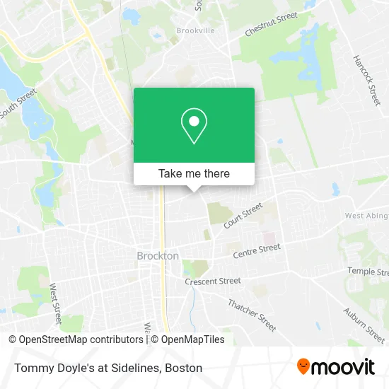 Tommy Doyle's at Sidelines map