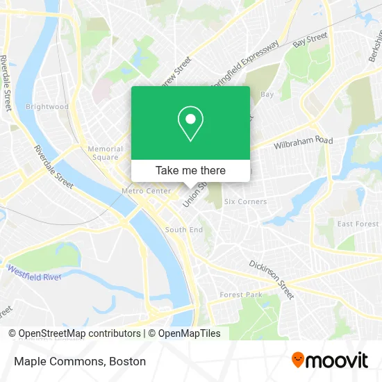 Maple Commons map