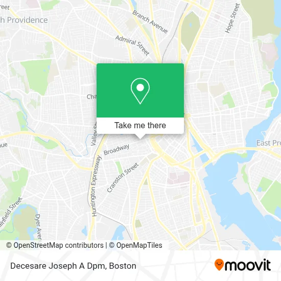 Decesare Joseph A Dpm map