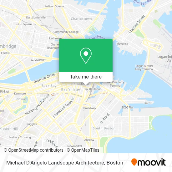 Michael D'Angelo Landscape Architecture map