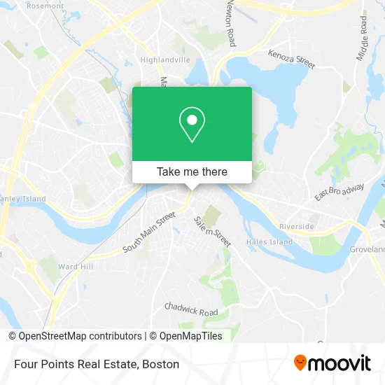 Four Points Real Estate map