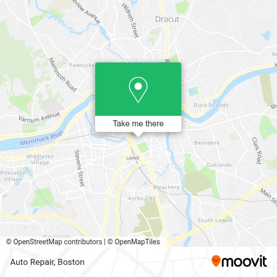 Auto Repair map
