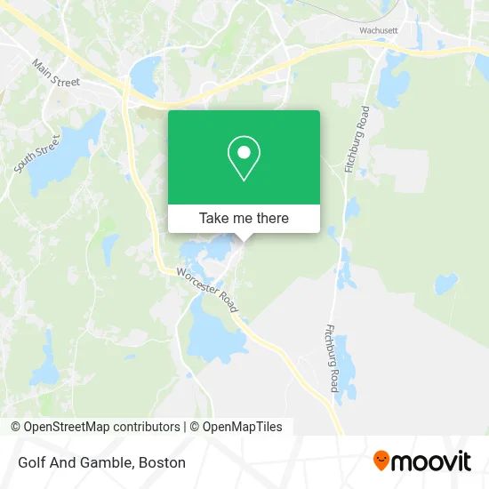 Golf And Gamble map