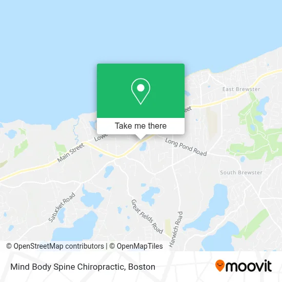 Mind Body Spine Chiropractic map