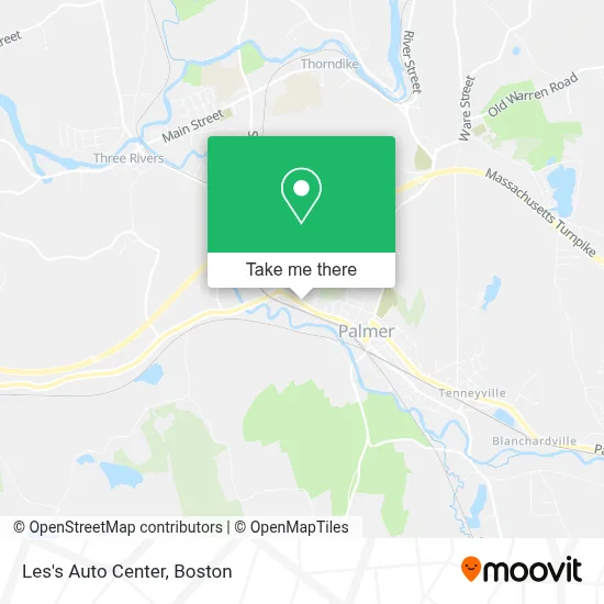 Les's Auto Center map